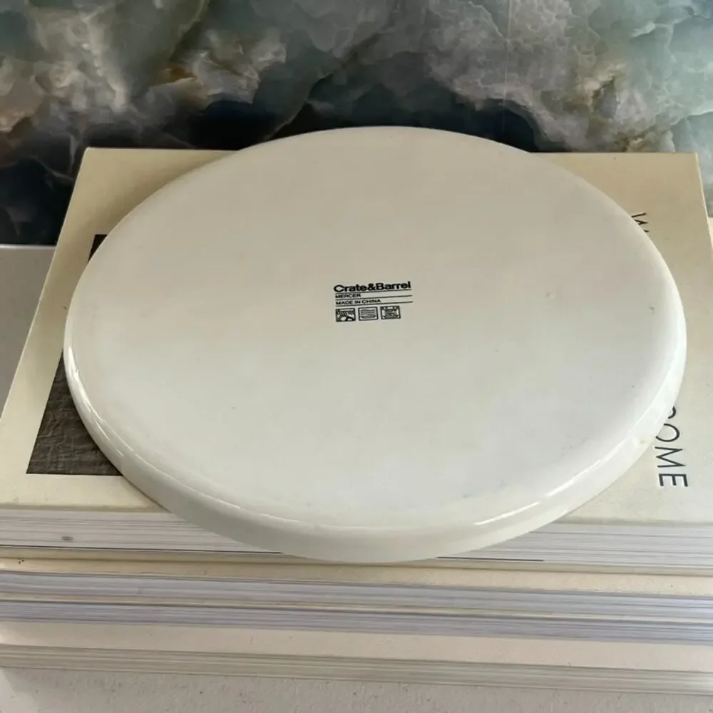 Crate & Barrel Dinner Plate 8.5